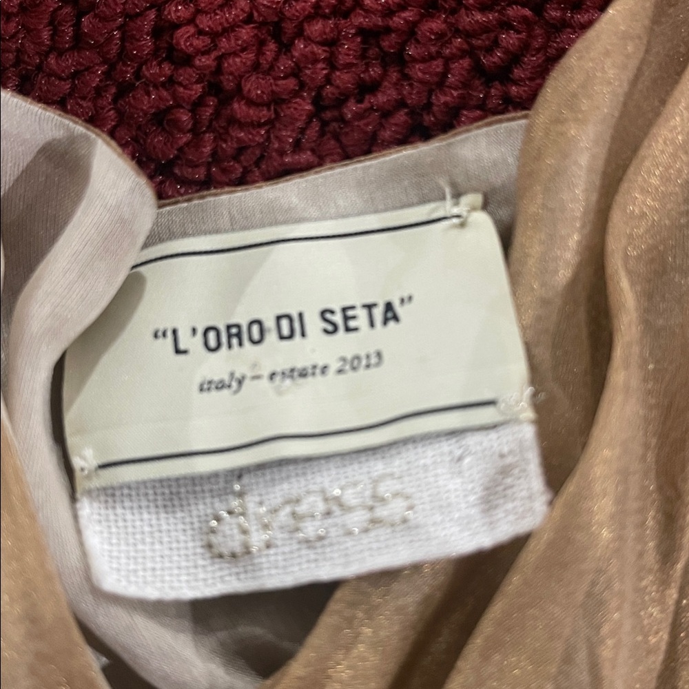Elegant L’Oro Di Seta Sheer Dress - Picture 7 of 9